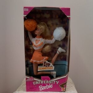Barbie Cheerleader Doll in Orange and White